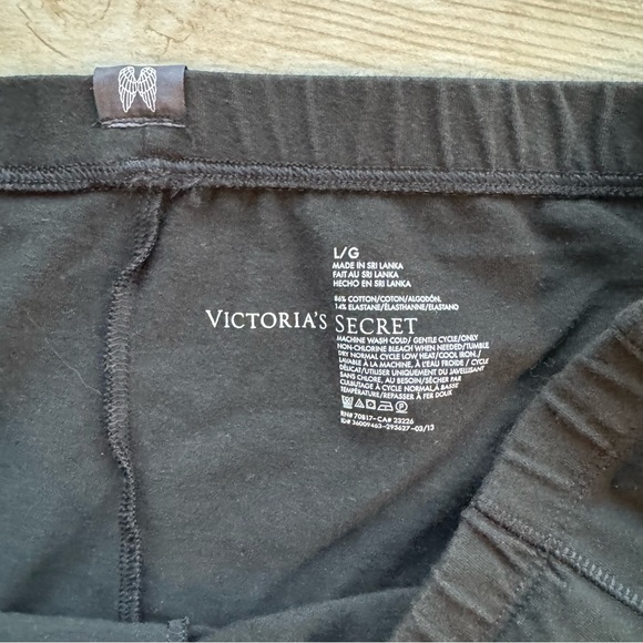 Victoria's Secret Pink Black Leggings Bundle Large - Picture 5 of 6